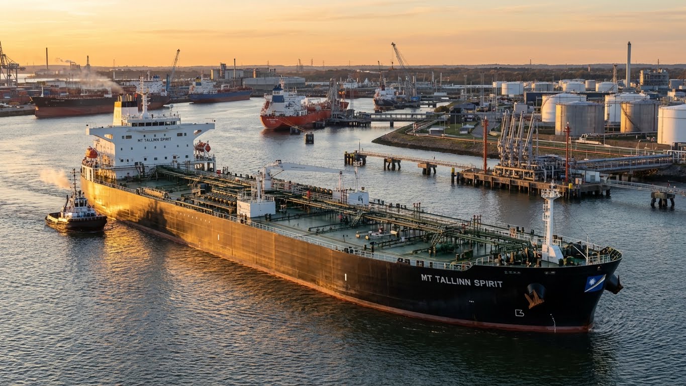 MT Tallinn Spirit - Crude Oil Tanker 115,000 DWT under Marshall Islands flag