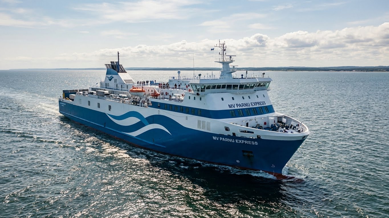 MV Parnu Express - Feeder Container Ship 1,200 TEU under Cyprus flag